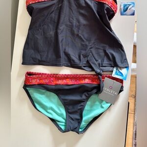 Athleta tankini two piece swimsuit